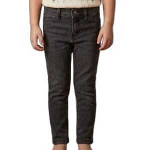 Black Denim Faded Retro Skinny Jeans Pants Leggings Back to School DKNY Girls 4T